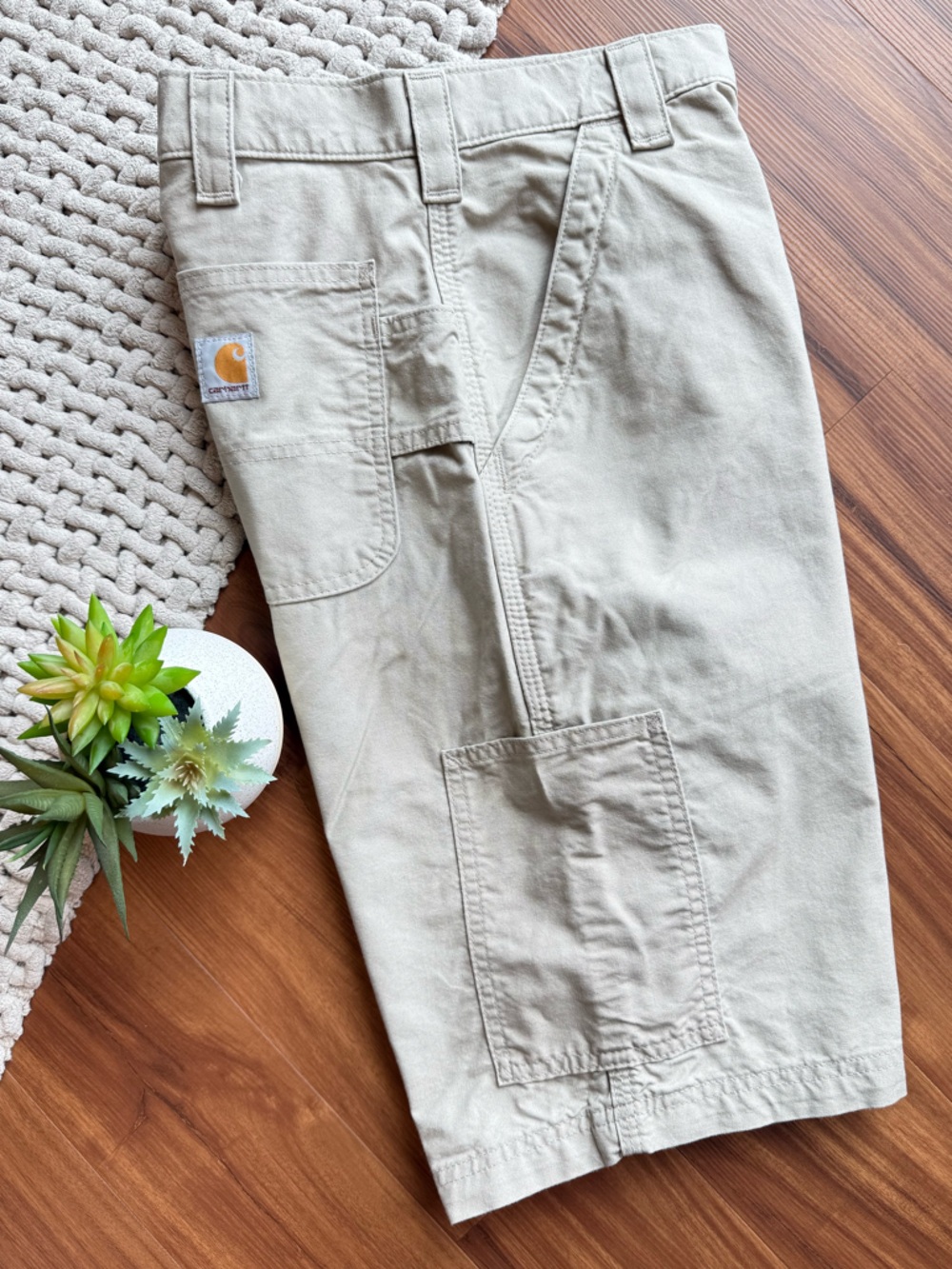 Carhartt | Men’s Canvas Utility Shorts B147 10” Tan | 32